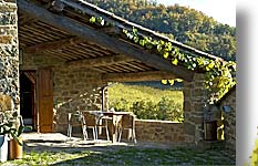 Die &uuml;berdachte Loggia.